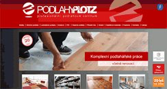 Desktop Screenshot of podlahyplotz.cz